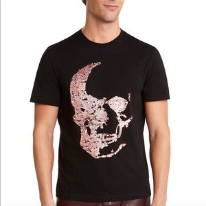 INC Men Renew Sequin Skull T-Shirt Size XL New NWT